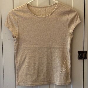 American Eagle Hey Baby Ribbed T Shirt